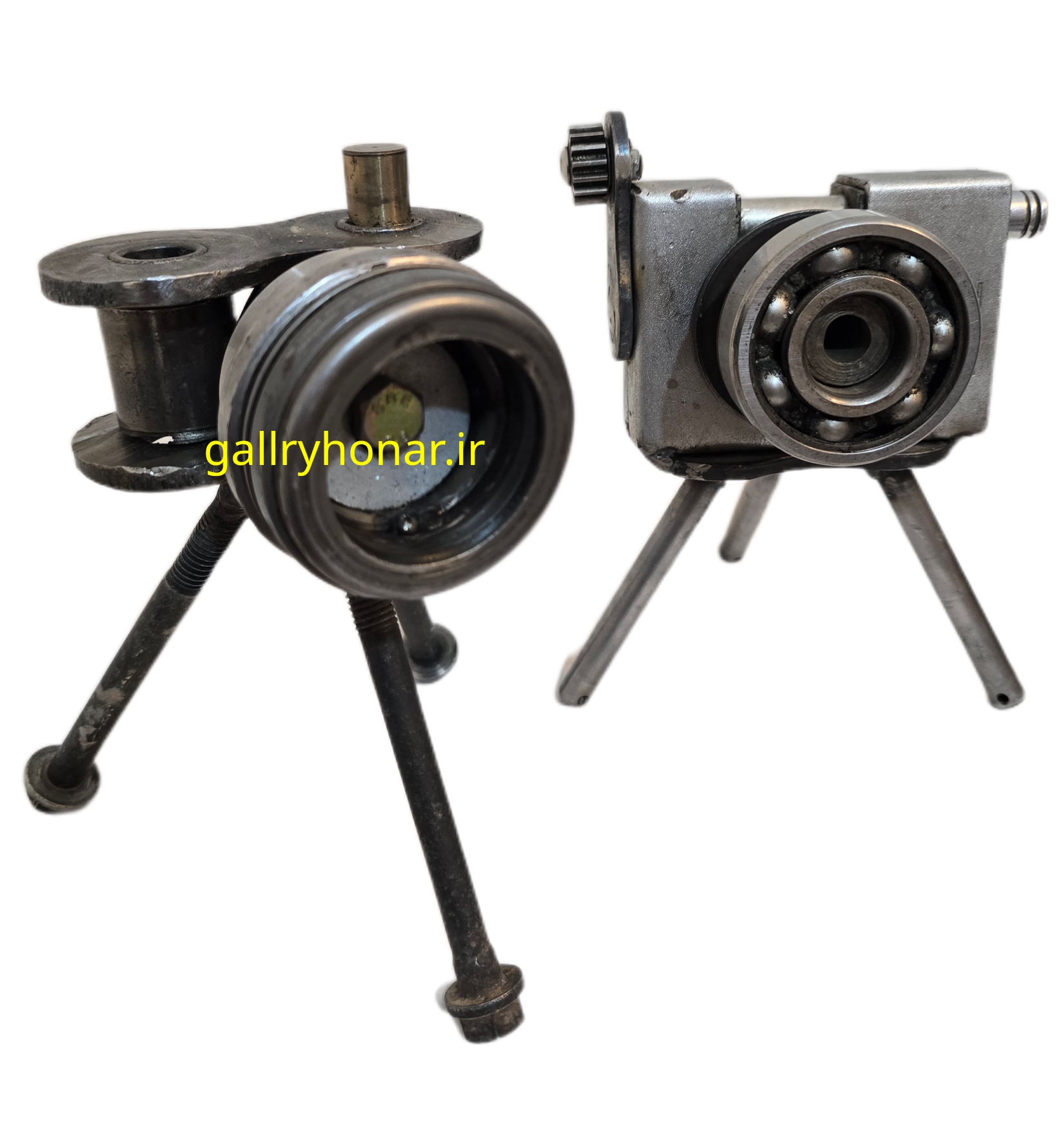 gallryhonar.ir_20260915_014801_۰۰۰۰ مجسمه دوربین عکاسی فلزی دستساز از قطعات بازیافتی آهنآلات | طرح صنعتی استیمپانک - تصویر 1
